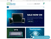 Tablet Screenshot of lcdquote.com